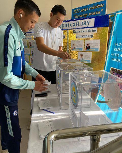 Бүгін 14 і қыркүйек мектебімізде "Өзіне-өзі басқару" мен "Жас Ұлан" ұйымы бойынша көшбасшыларды сайлау өтуде.