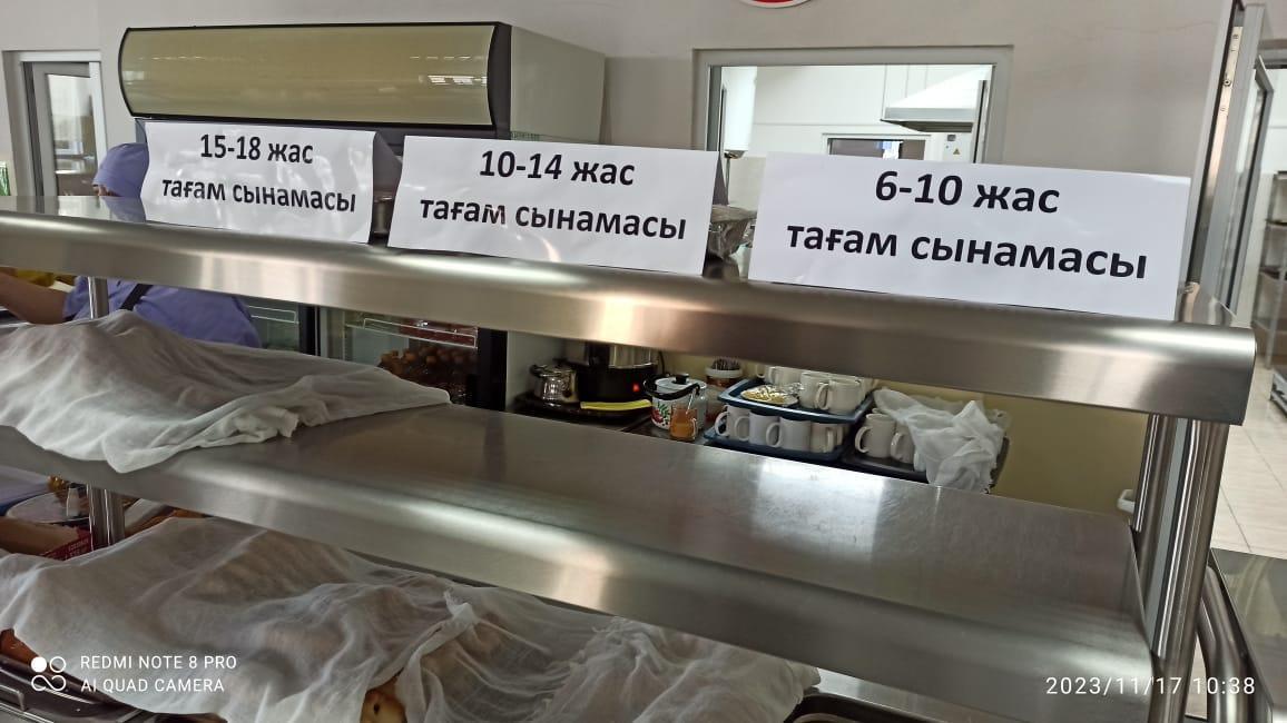 Күнделікті оқушыларымыздың тамақтары