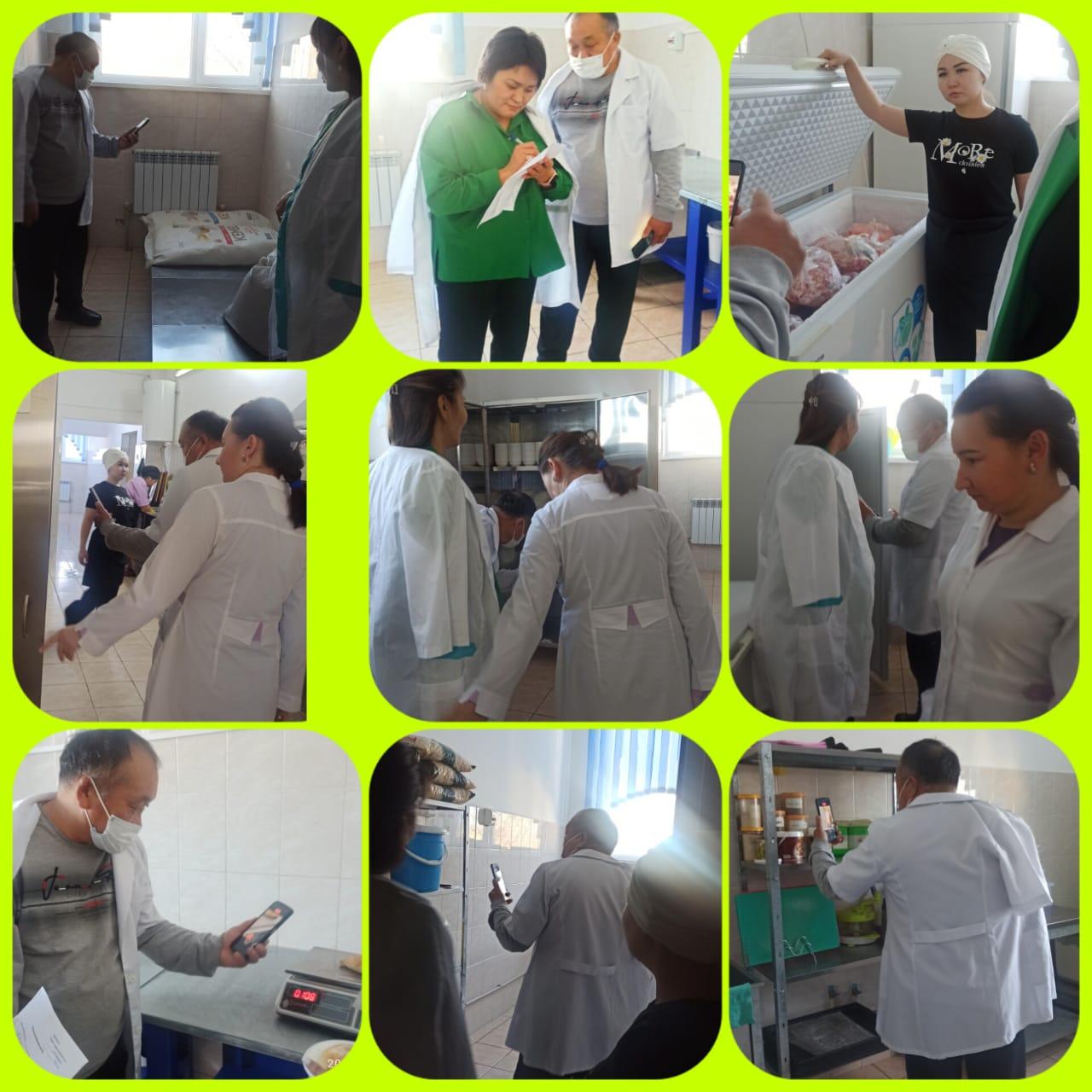 Асхана комисссиясының құрамы асхананың ішкі жағдайын тексеру кезінде