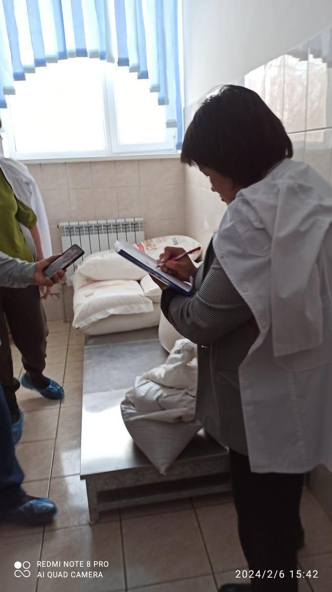 Комиссия құрамы асхананы тексеру сәті