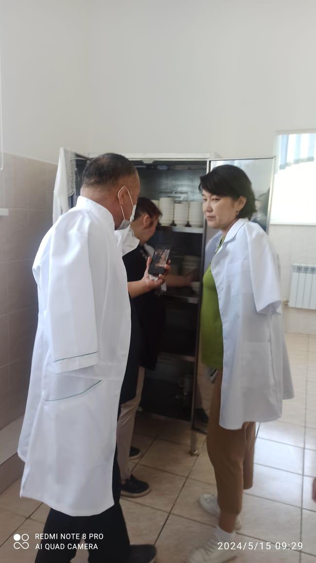 Асхана мүшесінің комиссия құрамы асхананың ішкі жағдайын тексеру кезінде