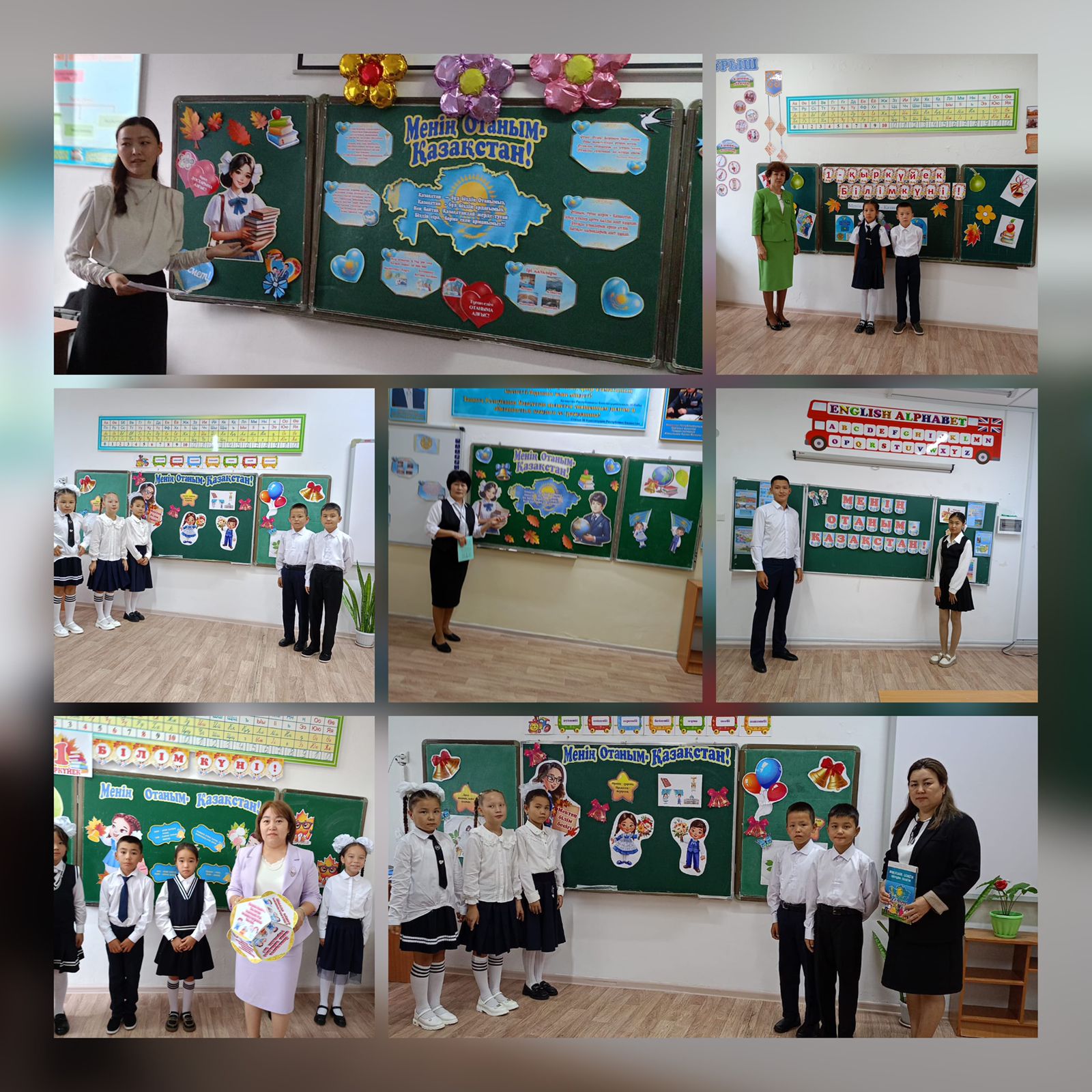 "Менің Отаным-Қазақстан" тақырыбына сынып сағаттары өткізілді.