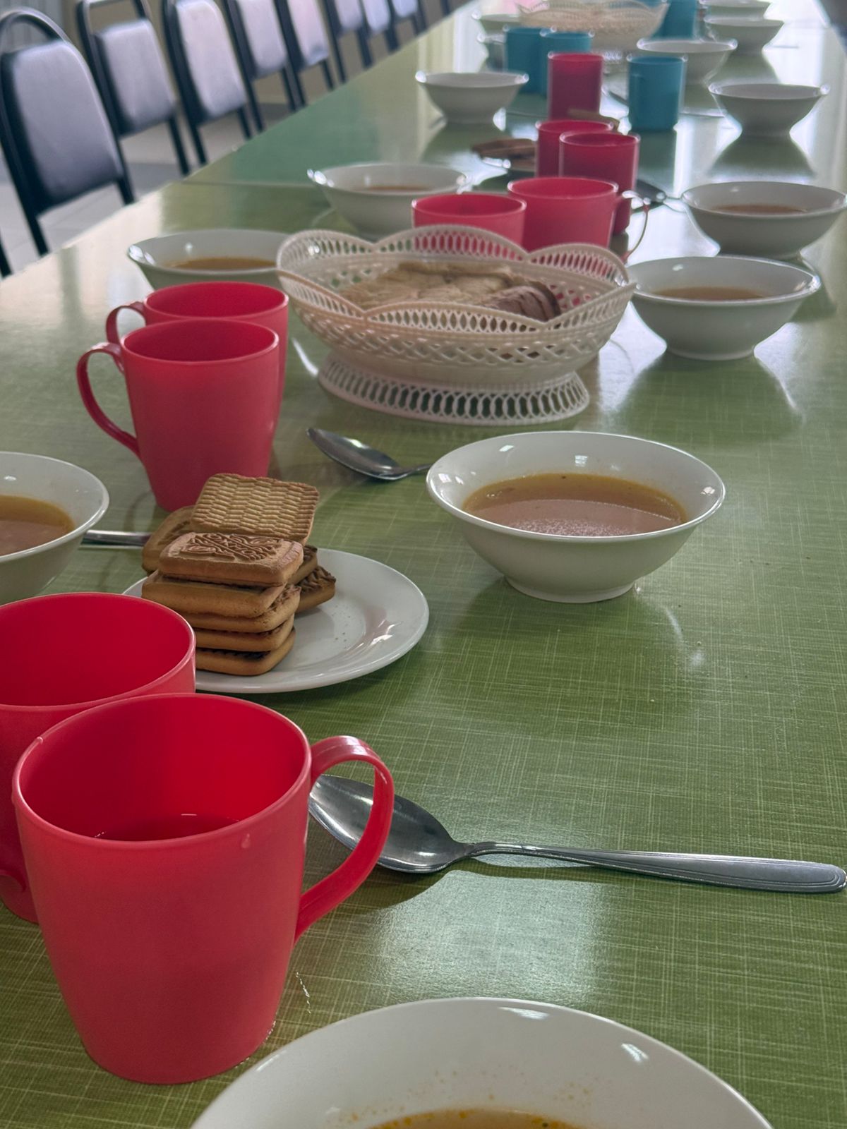 ЖБББҚ есебінен мектеп асханасындағы оқушылардың тамақтану кезіндегі бір күндік ас мәзірі